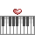 piano keys